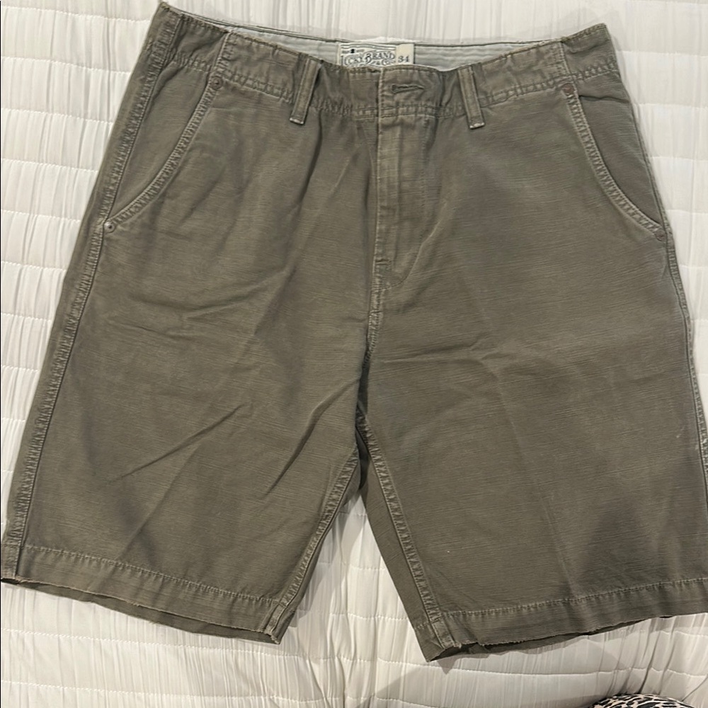 Men's Lucky brand khaki green Shorts